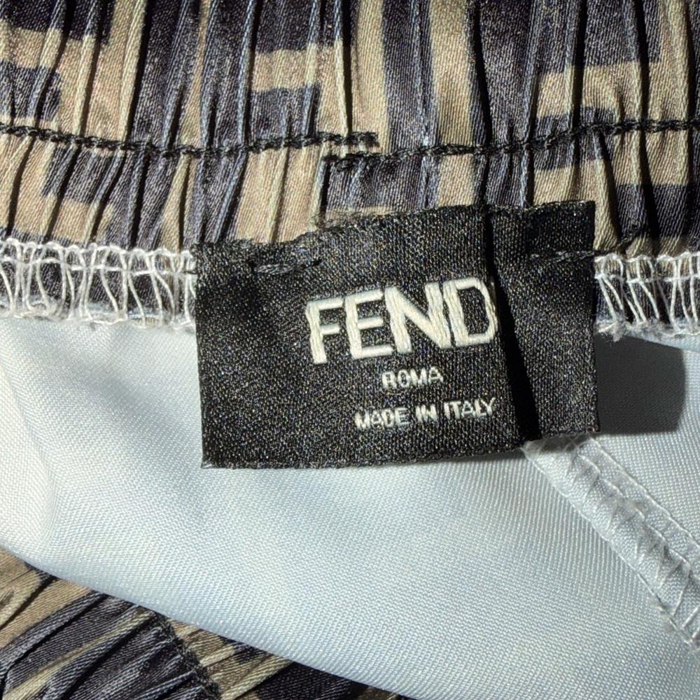 Fendi Black and brown Logo Track Pants - Picture 7 of 7